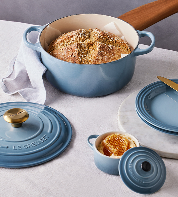 Oat Soda Bread with Salted Honey Butter